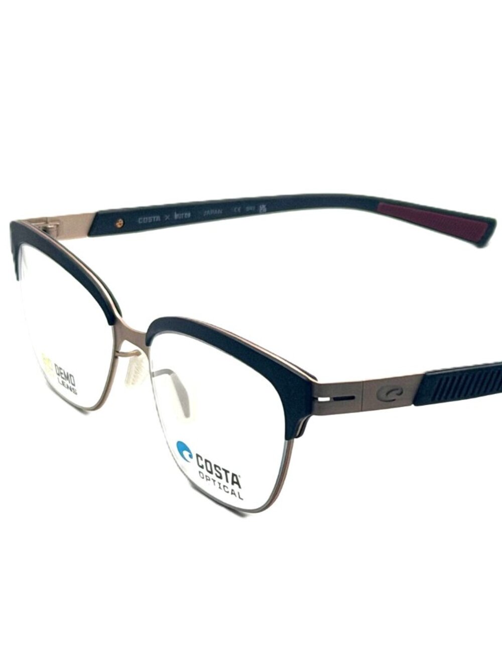 NEW COSTA DEL MAR Bureo UC0110 232 Gold Black Unisex Eyeglasses 52mm 16 135